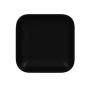 RAK Porcelain AUSB15BKM - Square 5" Black Porcelain Bowl, 11 oz, Lead-Free - 12/Case 2 image