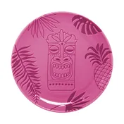 RAK Porcelain AZNNPR27PK Round Plate, 10.65" Diameter, Pink Porcelain, Coupe Rim, Oven Safe - 12/Case 1 image