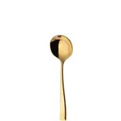 RAK Porcelain CDUSOSG Soup Spoon, 6.7" PVD Gold Durban Finish, Stainless Steel - 12/Case 1 image