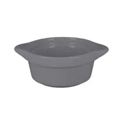 RAK Porcelain CFRD09GYBD Mini Cocotte, 3-1/3" (3-4 oz) Eared Casserole, Gray, Oven-Microwave Safe 1 image