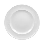RAK Porcelain CLFP31D184 - 12"5 Round Flat Embossed Plate, Oven Microwave Dishwasher Safe - 6/Case 1 image