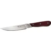 RAK Porcelain CSIESTK - Sierra Steak Knife, 9.5" 18/10 Stainless Steel, Wood Handle, Forged - Case 1 image