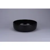 RAK Porcelain DGEABW24C6 - 9.4" Black Ceramic Stoneware Bowl, 77 oz Capacity, Safe - 2/Case 1 image