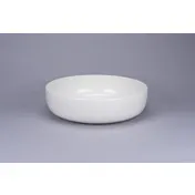 RAK Porcelain DGEABW26C7 - 10" White Stoneware Bowl, 91 oz, 10.3" Dia., Microwave Safe - 2/Case 1 image