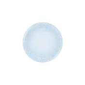 RAK Porcelain DGNNPR27IC Flat Coupe Plate, 10.66" Diameter, Blue & White DiGi Design, Edge - 12/Case 1 image