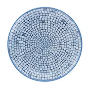 RAK Porcelain DGNNPR27IL - Rimless Plate, 10.66" Round, Blue & White DiGi China, - 12/Case 1 image