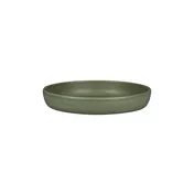 RAK Porcelain EADC24SDG - 9.45" Round Coupe Plate, 42.45 oz, Dark Green Ceramic, Microwave Safe - 2/Case 1 image