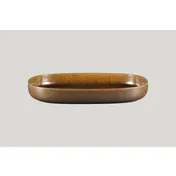 RAK Porcelain EAOD33RT - Oval 9" Deep 65 oz Porcelain Bowl, Rust, Oven Microwave Safe - 2/Case 1 image
