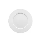 RAK Porcelain EVFP27 Plate, 10.625" Round Flat Embossed Rim, Porcelain, Dishwasher Safe - 12/Case 1 image