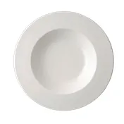 RAK Porcelain FDDP31 Fine Dine Round Deep Plate 12" 28 oz White Porcelain Dishwasher Safe - 6/Case 1 image