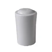 RAK Porcelain FDSS01 Fine Dine Salt Shaker, 2" Height, White Porcelain, Dishwasher Safe - 6/Case 1 image