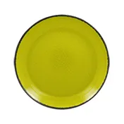 RAK Porcelain FRNNPR21GR Fire Plate, 8.25" Round Coupe Rim, Green Porcelain, Safe - 12/Case 1 image