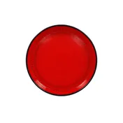 RAK Porcelain FRNODP23RD - 9" Red Round Bowl, 32 oz Plate, Oven Microwave Safe - 6/Case 1 image
