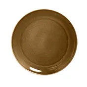 RAK Porcelain GNNNPR21CA Round Plate, 8-1/4" Diameter, Flat Coupe Rim, Porcelain Caramel - 12/Case 1 image