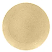 RAK Porcelain GNNNPR27CB Round Plate 10.625" Diameter Coupe Rim Porcelain Brulee - 12/Case 1 image