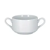 RAK Porcelain HMPASCS02 Soup Cup, 10-1/8 oz Porcelain White, Oven/MW/Freezer Safe - 12/Case 1 image