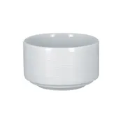 RAK Porcelain HMPASCS02M - Helm Cream 10-1/8 oz Porcelain Soup Cup, Stackable, Oven Safe - 12/Case 1 image