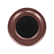RAK Porcelain MFLRFP31BB - 12"-Diameter Round Flat Edge Porcelain Plate, Bronze Finish, 6/Case 1 image