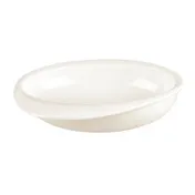 RAK Porcelain NBSB16 - 10 oz Round Porcelain Bowl, 6-1/2" Diameter, White Glaze - 12/Case 1 image