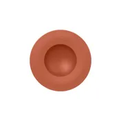 RAK Porcelain NFGDDP23BW - 9" Terra Brown Round China Bowl, 7.45 oz, Lead-Free, Oven Safe - 6/Case 1 image