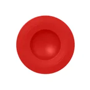 RAK Porcelain NFGDDP29BR - 12 oz Red Round China Bowl 11" Dia Wide Rim Dishwasher Safe - 6/Case 1 image