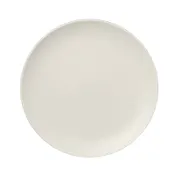 RAK Porcelain NFNNPR27WH 10.5" Round Flat Coupe Plate Sand White China Dishwasher Safe - 12/Case 1 image