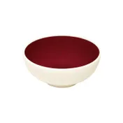 RAK Porcelain OPNB15PD1 Samba Noodle Bowl, 5" Dia x 2-3/8" H, 21.3 oz Porcelain, Bordeaux - 6/Case 1 image
