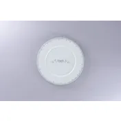 RAK Porcelain PLFDFP22D214 Round China Plate, 8.7" Diameter, White Porcelain, Flat Rim - 12/Case 1 image