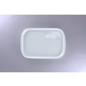 RAK Porcelain PLSKRP30 - White Rectangular Porcelain Platter 11" L x 7" W, Polaris Finish - 6/Case 1 image