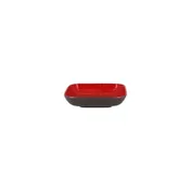 RAK Porcelain RBAUSB15 - Ruby Square Bowl 11 Oz 5"-5.9" Red Porcelain Dishwasher Safe - 12/Case 2 image