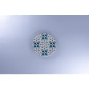 RAK Porcelain REALUFP16E17 Argila Nicosia Plate, 6" Diameter, Flat Coupe Rim, Porcelain - 24/Case 1 image