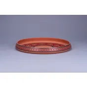 RAK Porcelain RETINTP31E18 - Round 13" Porcelain Tray, 57.5 oz, 13.1" BAANTNA Tero Utsav - 2/Case 1 image
