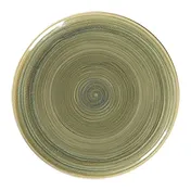 RAK Porcelain SEMNNPR21 Spot Plate, 8.25" Round Flat Coupe Rim, Porcelain Emerald, 12/Case 1 image