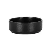 RAK Porcelain SNYZ09 Bowl, 3.35" Round Black Porcelain, Dishwasher & Microwave Safe - 12/Case 1 image