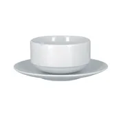 RAK Porcelain SOPCLCS01 - 10 oz Soup Cup, 4"1/8" Dia x 2"3/8" H, Porcelain, Dishwasher Safe - 12/Case 2 image