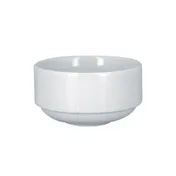 RAK Porcelain SOPCLCS01 - 10 oz Soup Cup, 4"1/8" Dia x 2"3/8" H, Porcelain, Dishwasher Safe - 12/Case 1 image
