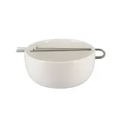 RAK Porcelain STBW13 - 15-Ounce Round Bowl, 5" Dia x 2-3/4" H, Porcelain, Microwave Safe - 6/Case 2 image