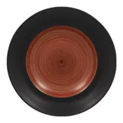 RAK Porcelain TRCLDP19BW - 7" Round Deep Porcelain Bowl, 11.85 oz Capacity, Walnut Finish, General Use - 12/Case 1 image