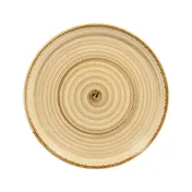 RAK Porcelain TWNNPR27BE - Twirl Round Plate 10-5/8" Coupe Rim, Vitrified Porcelain, Beach - 12/Case 1 image