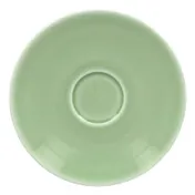 RAK Porcelain VNCLSA15GR Saucer, 6" Round Green Porcelain, Microwave/Dishwasher Safe - 12/Case 1 image