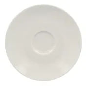 RAK Porcelain VNCLSA15WH Round Saucer 6" White Porcelain Microwave Safe - 12/Case 1 image