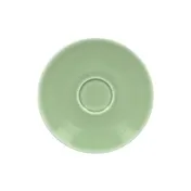 RAK Porcelain VNCLSA17GR Saucer, 6.5"-6.99" Green Porcelain with Glaze, Dishwasher Safe - 12/Case 1 image