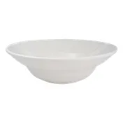 RAK Porcelain YOXDP29 - 27oz Round Pasta Bowl, 11" Deep Rolled Rim, White Porcelain - 6/Case 1 image