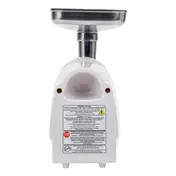 Hamilton Beach 33-0201-W Weston Meat Grinder, 3/4 HP, 120-180 lbs/hr, #8 Hub, 3mm/5mm/7mm Plates, 575W, 120V 3 image