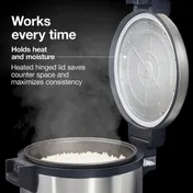 Hamilton Beach 37580 Proctor-Silex Rice Warmer, 60 Cup Capacity, 120v/60/1-PH, 103 Watts 4 image