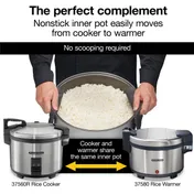Hamilton Beach 37580 Proctor-Silex Rice Warmer, 60 Cup Capacity, 120v/60/1-PH, 103 Watts 5 image