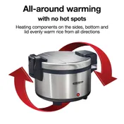 Hamilton Beach 37580 Proctor-Silex Rice Warmer, 60 Cup Capacity, 120v/60/1-PH, 103 Watts 6 image