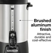 Hamilton Beach 45060R Proctor-Silex Coffee Urn, 60 Cup Capacity with Dual Heaters / 1.090W - 120V 5 image