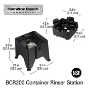 Hamilton Beach BCR200 Container Rinser Station 2 image