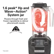 Hamilton Beach HBB255 Rio Bar Blender, Stainless Steel Blades 4 image